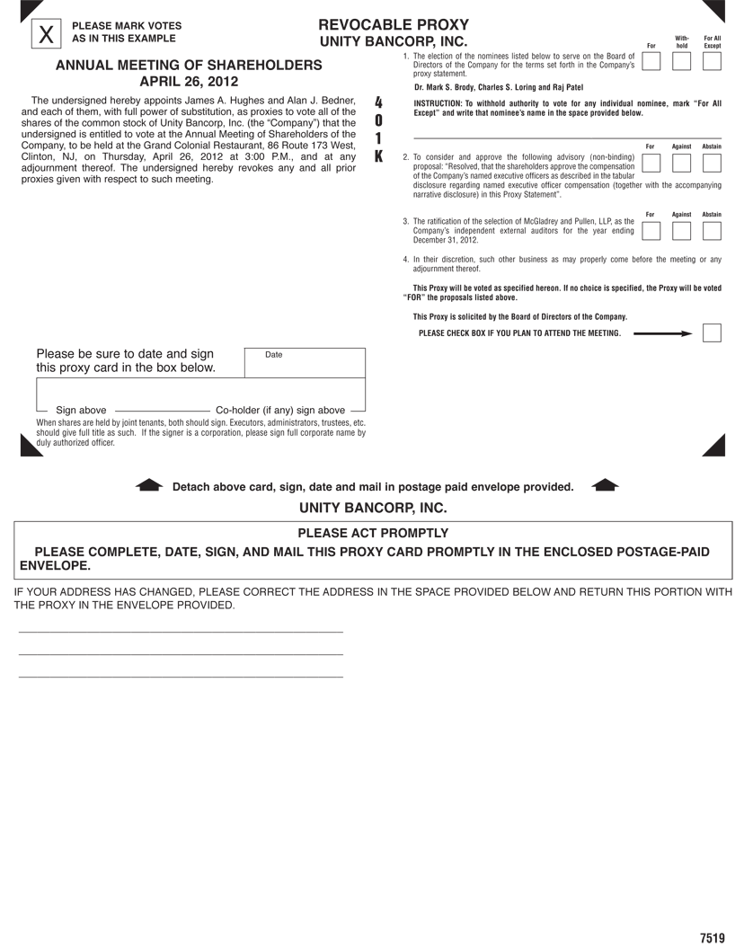 Proxy Card 401(k)